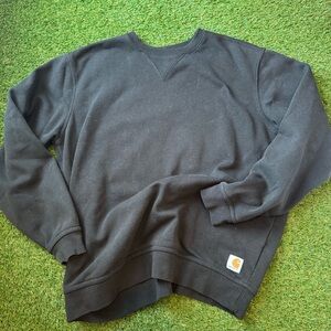 Carhartt Crewneck Black Mens Large - Loose Fit Heavyweight